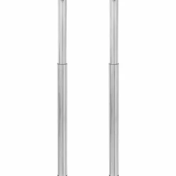 2 x Teleskopfuß Stützfuß Tischbein Edelstahl 710mm-1100mm