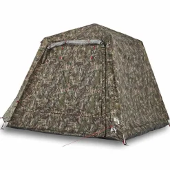 vidaXL Angelzelt 4 Personen Tarnmuster Quick Release
