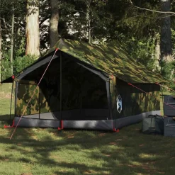 vidaXL Campingzelt 2 Personen Tarnmuster Wasserdicht