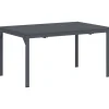 vidaXL Esstisch für draußen 2 pcs Anthrazit 210 x 90 x 73 cm Stahl