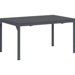 vidaXL Esstisch für draußen 2 pcs Anthrazit 210 x 90 x 73 cm Stahl