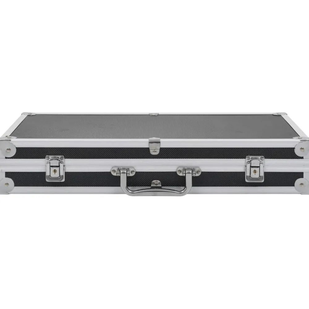 vidaXL Waffenkoffer Aluminium ABS Schwarz Outlet