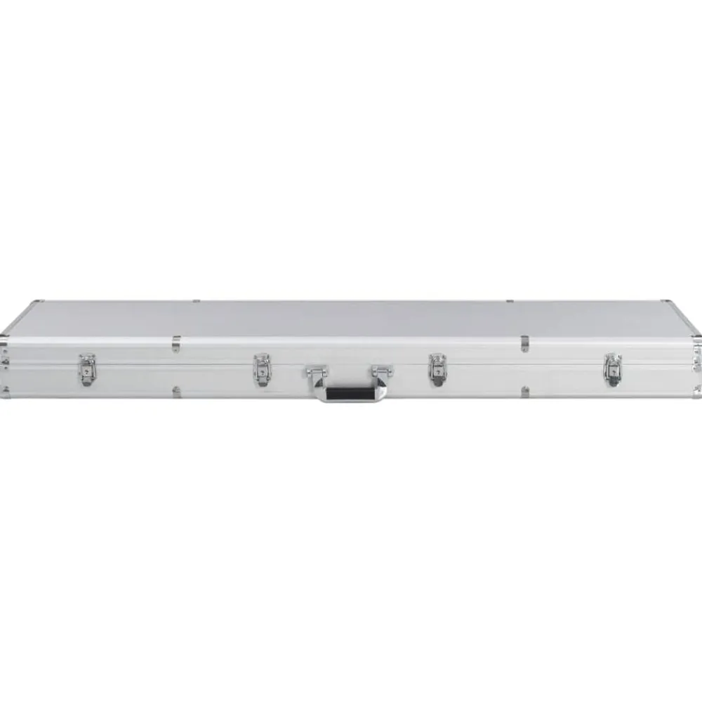 vidaXL Waffenkoffer n 134×35×12 cm Aluminium Silber Best