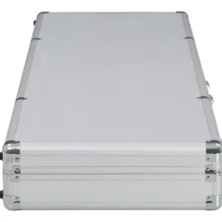 vidaXL Waffenkoffer n 118x38x12 cm Aluminium Silber Hot